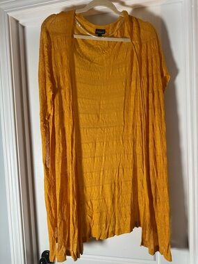 torrid Mustard Yellow Lightweight Open Cardigan